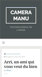Mobile Screenshot of camera-manu.fr